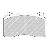 Ferodo Racing Front Brake Pads - Renault Megane RS 250 / 265 / 275 (Mk3) - pad shape drawing