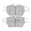 Ferodo Racing Front Brake Pads - Skoda Octavia vRS 2.0 TSI / TFSI - pad shape drawing