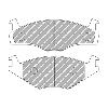 Ferodo Racing Front Brake Pads - VW Golf Mk2 GTI - pad shape drawing