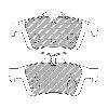 Ferodo Racing Rear Brake Pads - Ford Focus ST225 / XR5 Turbo - pad shape drawing