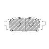 Ferodo Racing Rear Brake Pads - Toyota GT86 / GR86 - pad shape drawing