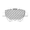 Ferodo Racing Rear Brake Pads - VW Caddy 2.0 TDI - pad shape drawing