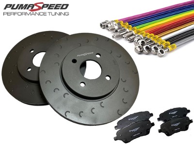 Fiesta ST180 Pumaspeed Front Brake Upgrade Kit