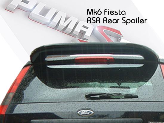 Ford fiesta mk6 rear spoiler #3