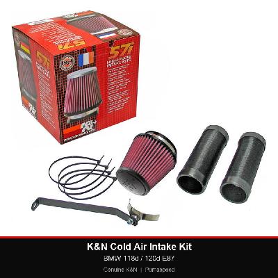 K&N Cold Air Intake Kit - BMW 118d / 120d E87