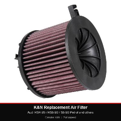K&N Replacement Air Filter - Audi RS4 B9 / RS5 B9 / S5 B9 Petrol and others