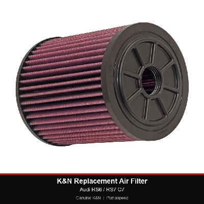 K&N Replacement Air Filter - Audi RS6 / RS7 C7