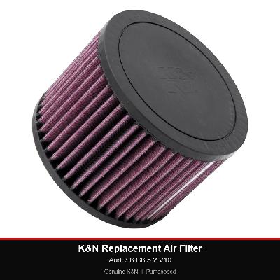 K&N Replacement Air Filter - Audi S6 C6 5.2 V10