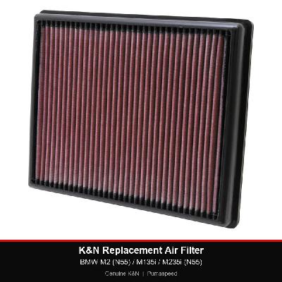 K&N Replacement Air Filter - BMW M2 (N55) / M135i / M235i (N55)