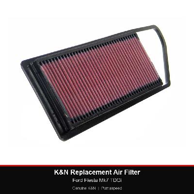 K&N Replacement Air Filter - Ford Fiesta Mk7 TDCi