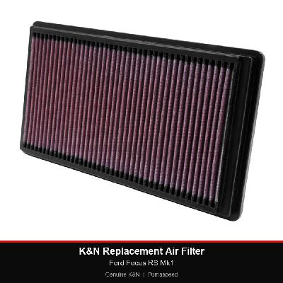 K&N Replacement Air Filter - Ford Focus RS Mk1