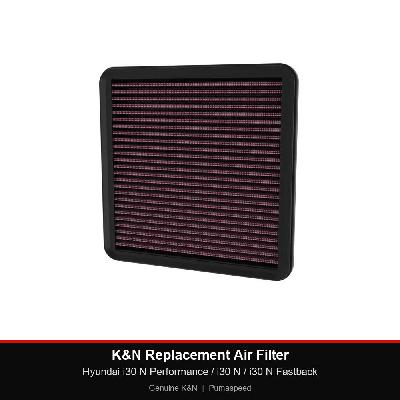 K&N Replacement Air Filter - Hyundai i30 N Performance / i30 N / i30 N Fastback