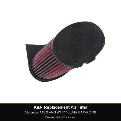 K&N Replacement Air Filter - Mercedes A45 S AMG W177 / CLA45 S AMG C118