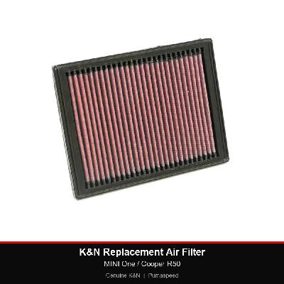 K&N Replacement Air Filter - MINI One / Cooper R50