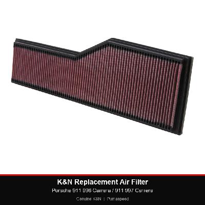 K&N Replacement Air Filter - Porsche 911 996 Carrera / 911 997 Carrera