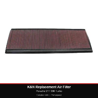 K&N Replacement Air Filter - Porsche 911 996 Turbo