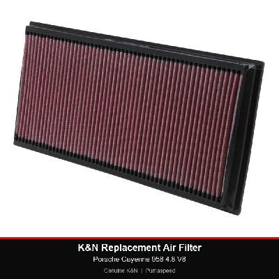 K&N Replacement Air Filter - Porsche Cayenne 958 4.8 V8