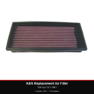 K&N Replacement Air Filter - VW Golf GTI Mk1