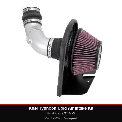 K&N Typhoon Cold Air Intake Kit - Ford Focus ST Mk3