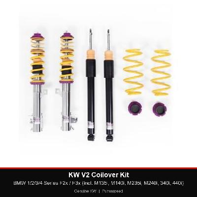 KW V2 Coilover Kit - BMW 1/2/3/4 Series F2x / F3x (incl. M135i, M140i, M235i, M240i, 340i, 440i)