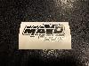 MAXD Out - Filled Stickers Pair (x2) 86mm x 46mm