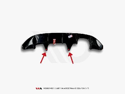 Maxton Design Rear Diffuser - Fiesta Mk8 ST