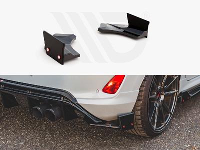 Maxton Design Rear Side Splitters + Flaps V.4 - Fiesta Mk8 ST