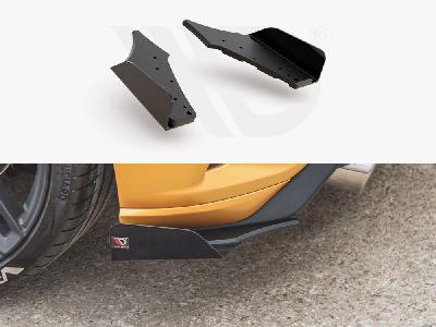 Maxton Racing Rear Side Splitters + Flaps - Focus Mk4 ST