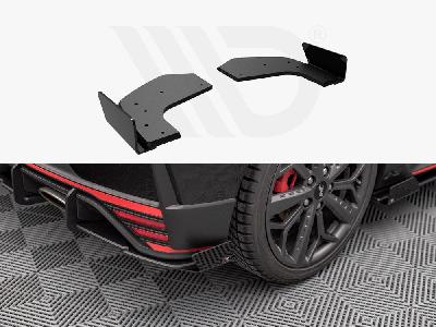 Maxton Street Pro Rear Side Splitters + Flaps - Hyundai i20N