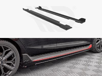 Maxton Street Pro Side Skirts + Flaps - Hyundai i20N