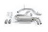 Milltek Sport Audi A3/Seat Cupra + Leon/VW Golf MK5 GTI 2.0T - Cat-Back Exhaust System with Twin Polished Trims (SSXVW147)