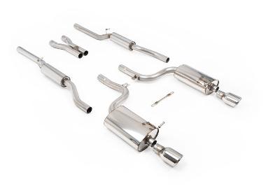 Milltek Sport Audi A4 V6/S4 V8 B6 - Cat-Back Exhaust System Assembly