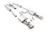Milltek Sport Audi RS4 B7 - V2 Valved Cat-Back with Active H Pipe and Brushed Titanium Ovals