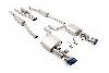 Milltek Sport Audi RS4 B7 - V2 Valved Cat-Back with Active H Pipe and Burnt/Blue Titanium Ovals