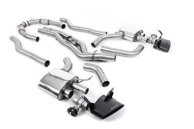 Milltek Sport Audi RS6/RS7 C8 - Cat Back Back System (Twin 80mm) - Louder - (No Cutting Required - Flanged To OE Downpipes)