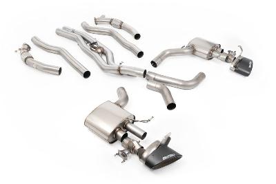 Milltek Sport Audi RS6/RS7 C8 - Signature Series Titanium Axle back with Carbon Fibre Ovals