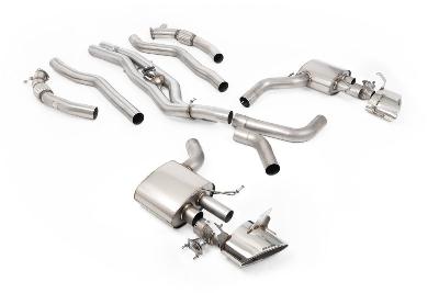 Milltek Sport Audi RS6/RS7 C8 - Signature Series Titanium Axle back with Polished Ovals