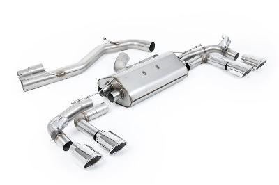 Milltek Sport Audi S3 8Y Sportback GPF models - 80mm Cat-Back Exhaust System