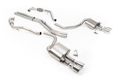 Milltek Sport Audi S4/S5 B9 Sport Diff without Brace Bars - Cat-Back Exhaust System