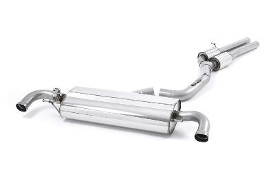 Milltek Sport Audi TTRS MK2 2.5L - Racing Cat-Back Exhaust System - Uses OE Trims