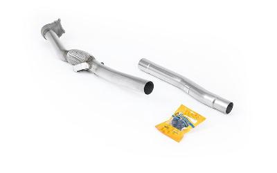Milltek Sport Audi TTS MK2 Quattro - Stainless Steel Cast Large Bore Downpipe with Catalyst Delete (For Milltek 2.75