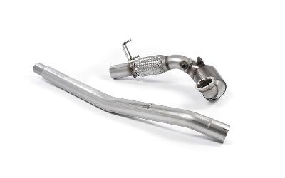 Milltek Sport Audi TTS MK3 Non GPF models - Large Bore Downpipe with Hi-Flow Sports Catalyst (For OE Cat-Back)