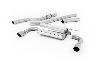 Milltek Sport BMW 4 Series F32 428i Auto - Cat-Back Exhaust System (For 435i M Sport Valance) - view 3