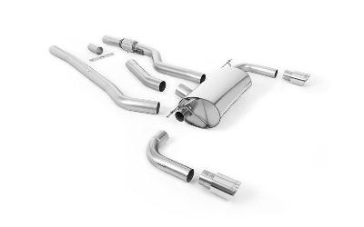 Milltek Sport BMW 4 Series F32 428i Manual - Cat-Back Exhaust System (For 435i M Sport Valance)