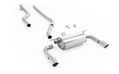 Milltek Sport BMW F30 320i M Sport - Race (Loudest) Cat-Back Exhaust System (For M340i Valance)