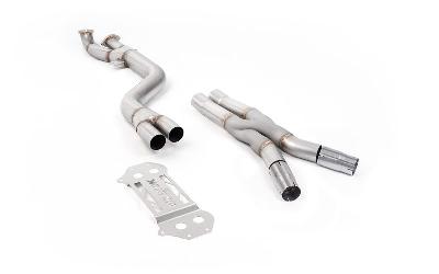 Milltek Sport BMW G87 M2 - GPF/OPF Bypass with Z Pipe - For OE Axle Back
