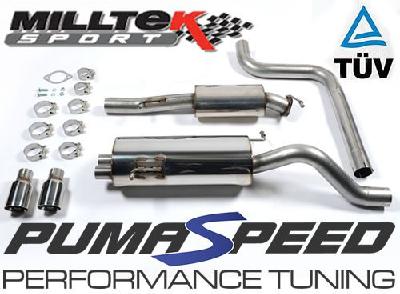 Milltek Sport Fiesta ST180 Cat Back Exhaust (Resonated) SSXFD099