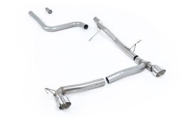 Milltek Sport Ford Fiesta MK8 1.0T ST Line (Dual Outlets) - GPF/OPF Back (Includes Diffuser)