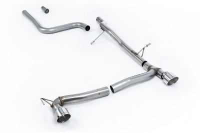 Milltek Sport Ford Fiesta MK8 1.0T ST Line (Dual Outlets) - GPF/OPF Back (Requires Diffuser)