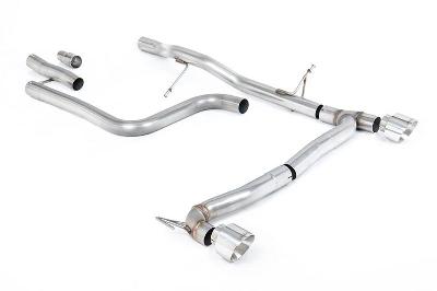Milltek Sport Ford Fiesta MK8 1.0T ST Line (GPF Models) Dual Outlets - GPF/OPF Back (Includes Maxton Diffuser)